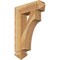 Ekena Millwork Westlake Arts & Crafts Rough Sawn Bracket, Western Red Cedar, 4"W x 16"D x 24"H BKT04X16X24WTL03RWR - alternate 1